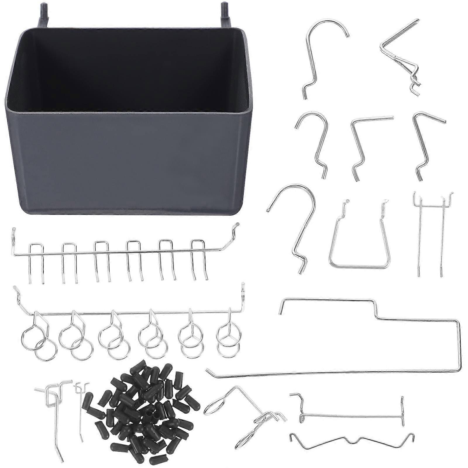 120pcs Pegboard Hook Assortment Hooks Peg Board Organizer Per Board Accessories