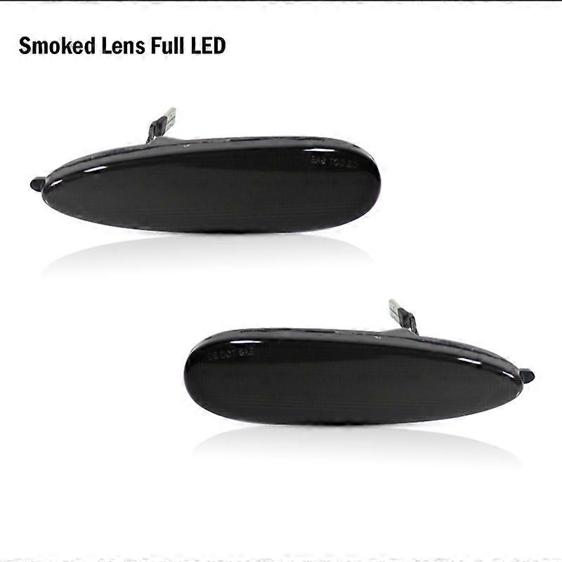 Smoked / Clear Lens Amber LED Car Front Bumper Side Marker Turn Signal Lights Fender Flare Lights For 2004 2005 2006 Pontiac GTO