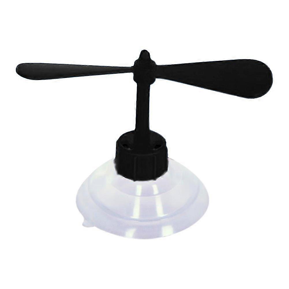 Creative Motorcycle Safety Helmet Suction Cup Propeller Rotatable Windmill Decor