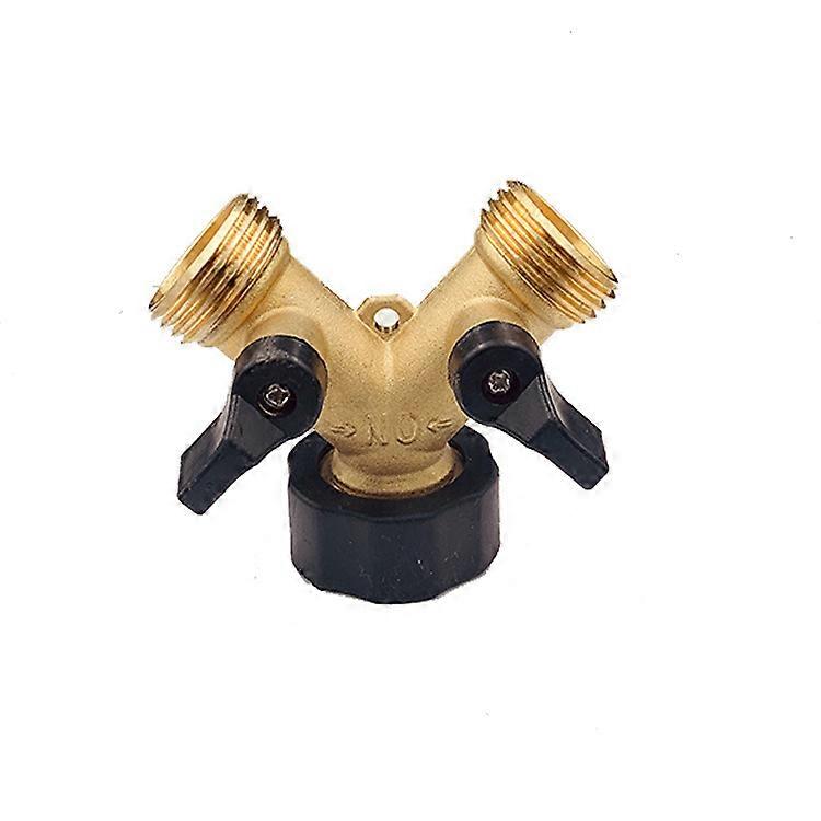 Brass Manifold, Y Splitter Two Way Washing Machine Hose Connector (European Standard) YDW