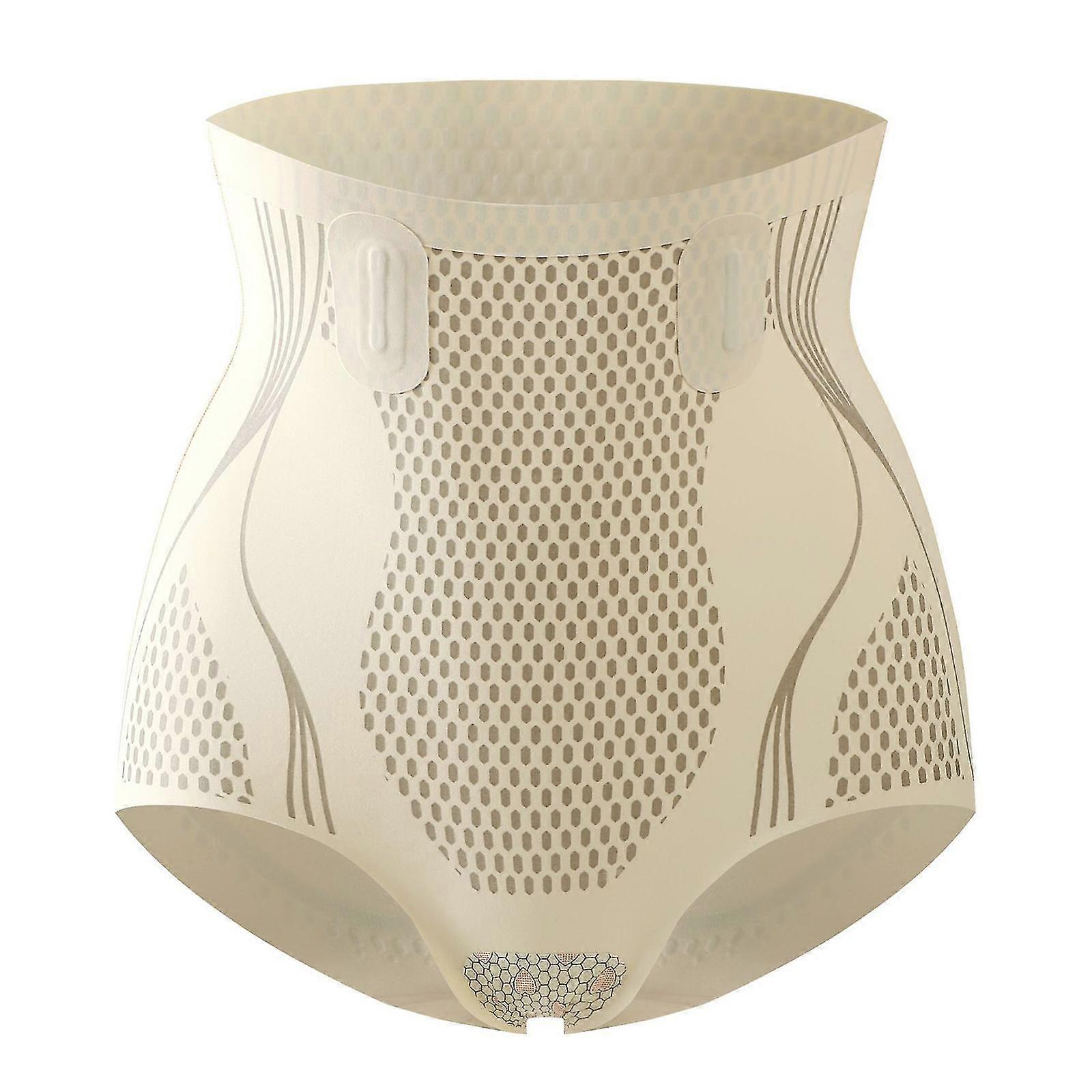 Buz İpek İyon Elyaf Onarım Şekillendirme Cihazı, İyon Şekillendirici Şort, Yüksek Bel Dikişsiz Zayıflama Karın Kontrol Pantolonu-YVAN