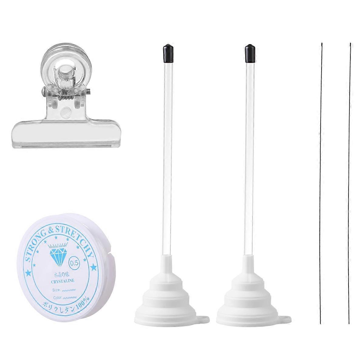 Beading Funnel-Clay Beads Bracelet Making Kit Can Replace Clay Bead Spinner,Beading Needles Bracelet Making Kit