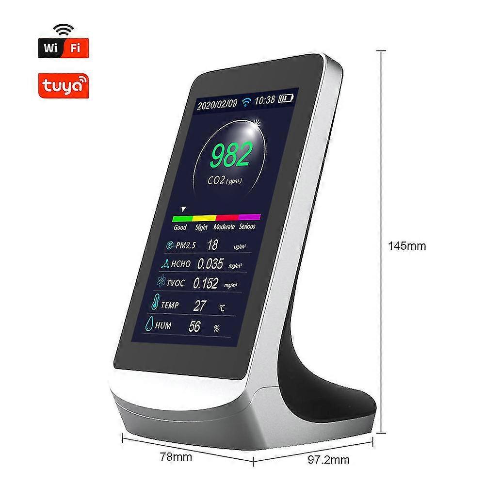 Dm72a Color Display Dust Detector Pm2.5 Indoor Air Quality Monitor