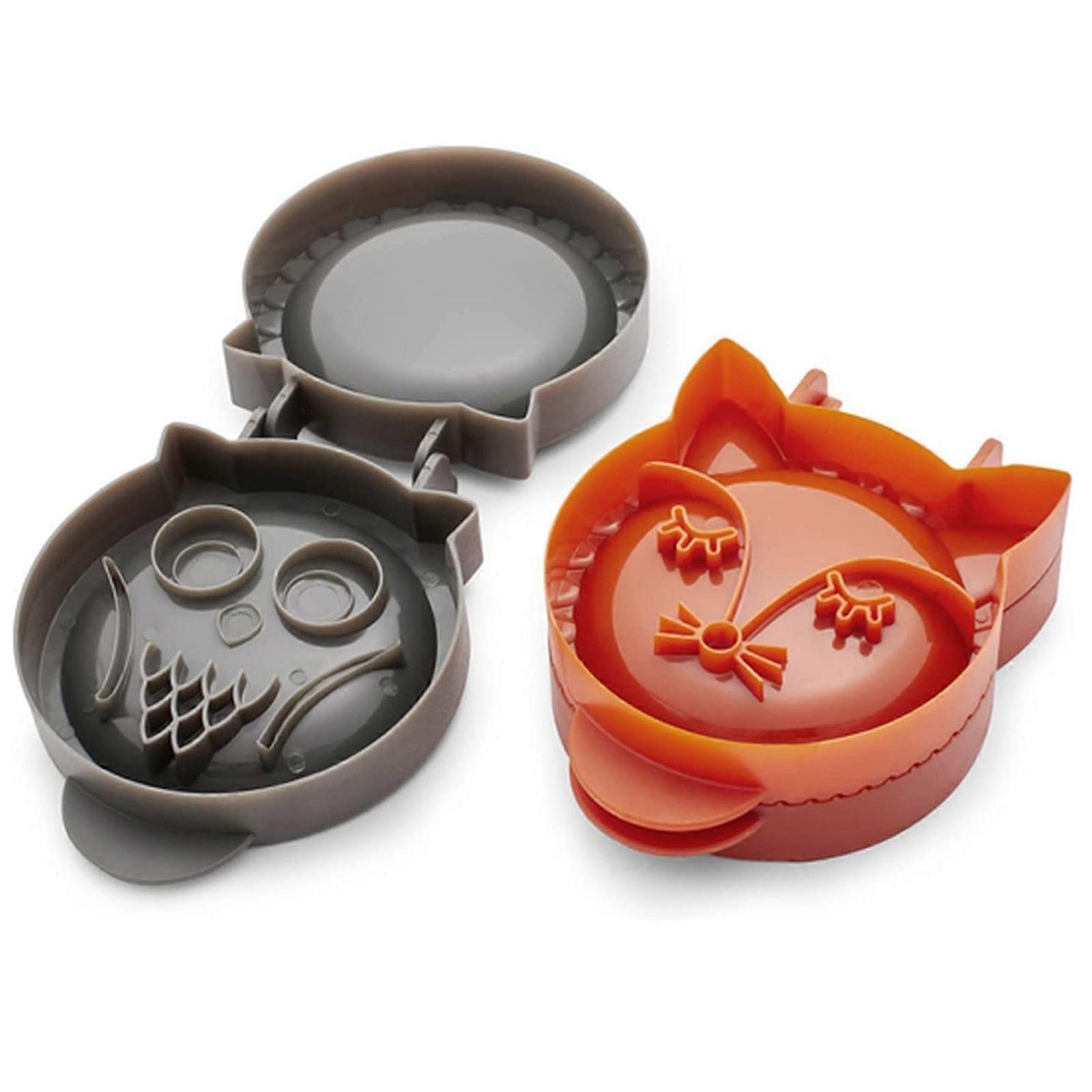 Creative Cookie Cutter Mold Reusable Fox Owl Hand Pie Set Fruit Pie Mold Christmas Baking Practical Kitchen Baking Tools