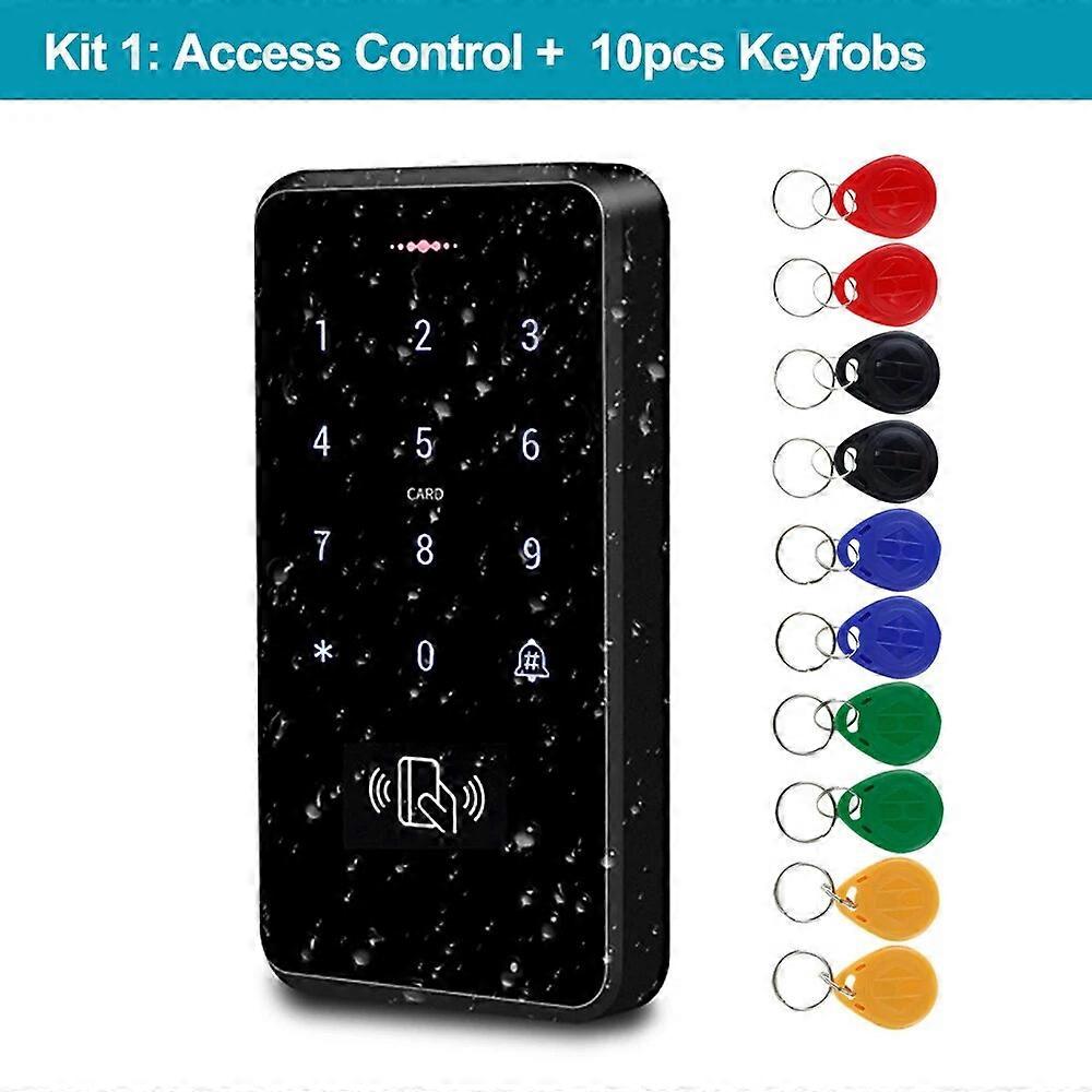 Fully Waterproof Door Access Control System Kit, 3000 Users Smart Keyboard with Electric Locks and Professional Power Unit
