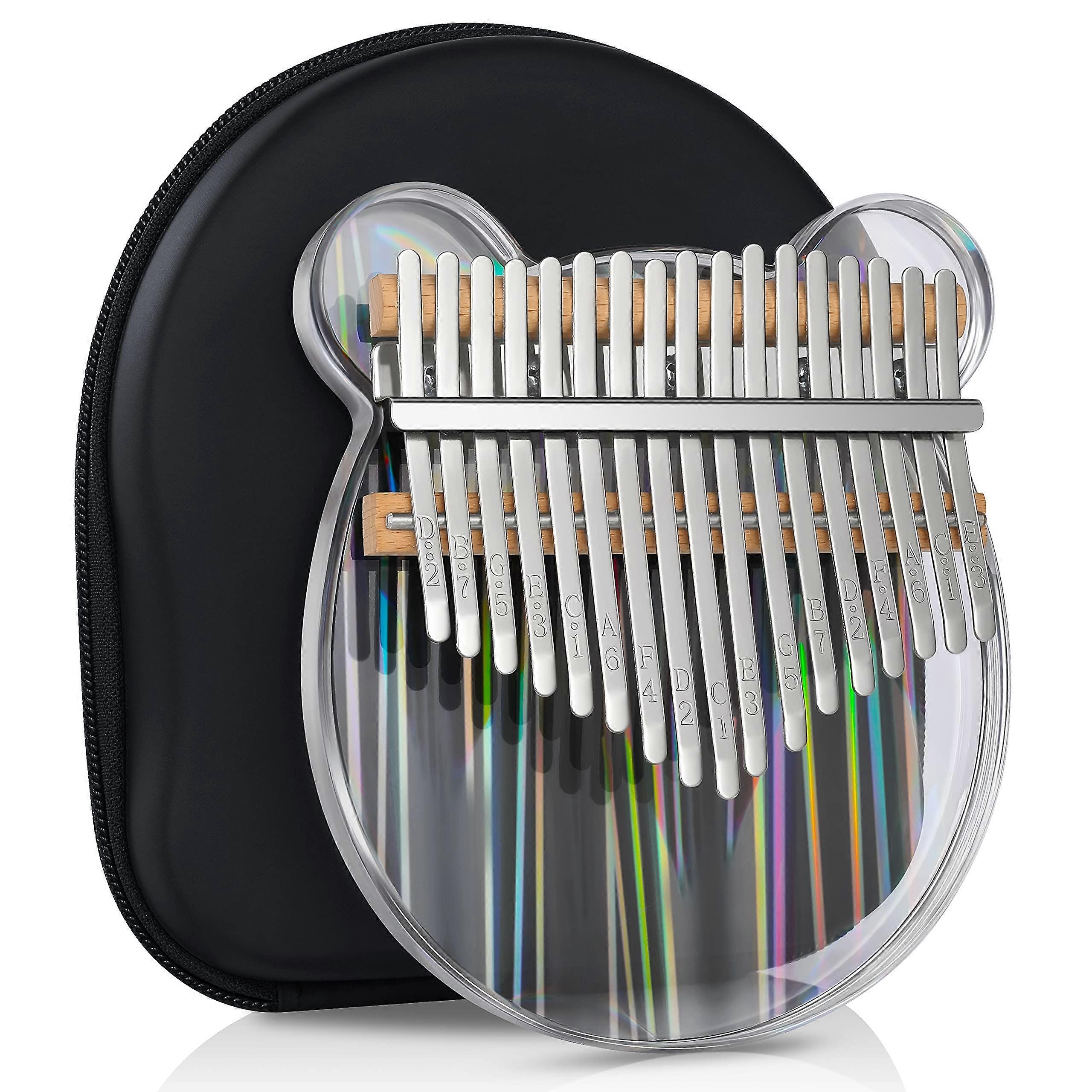 Kalimba Pouce Piano Crystal Rainbow Instruments de Musique