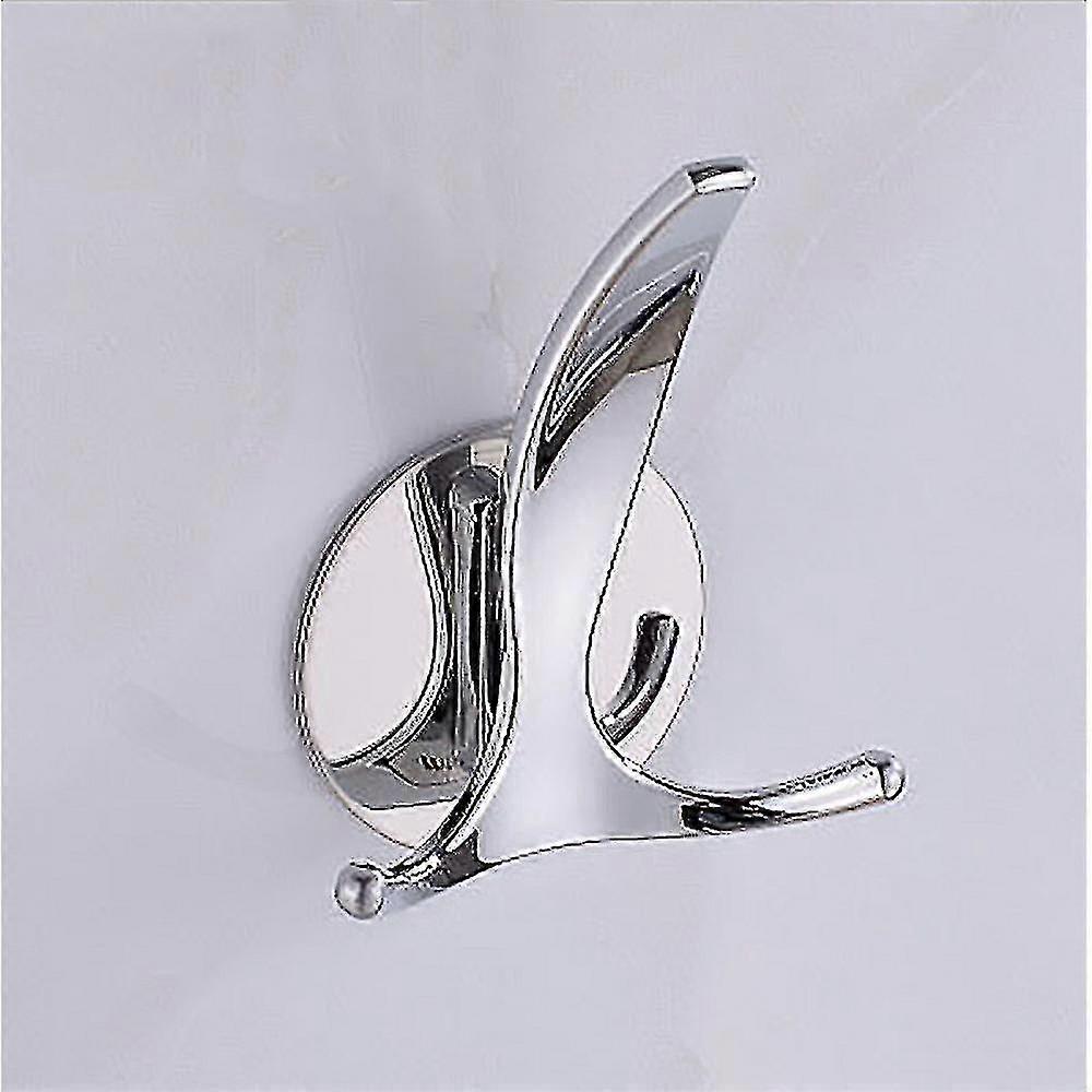 non Perforated Hook Solid Stainless Steel Towel Rack (