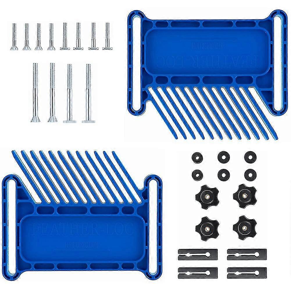 2pcs Adjustable Woodworking Tools Feather Board Compatible With Table Saws, Router Tables Band Saw With T-slo