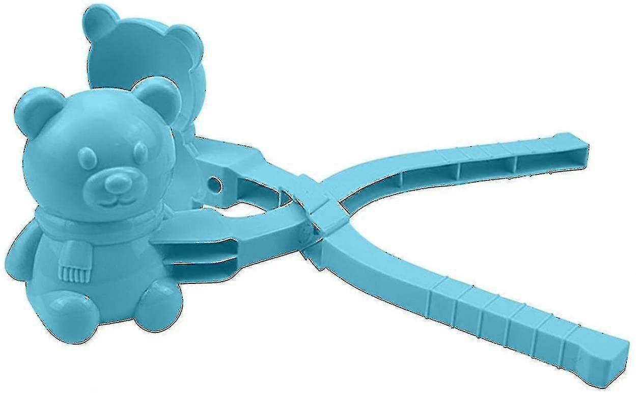 Snowball Maker Tool Bear Shaped Snow Snowball Maker Clip Maker Shaped Snow Sand Mold Tool (blue, Large)