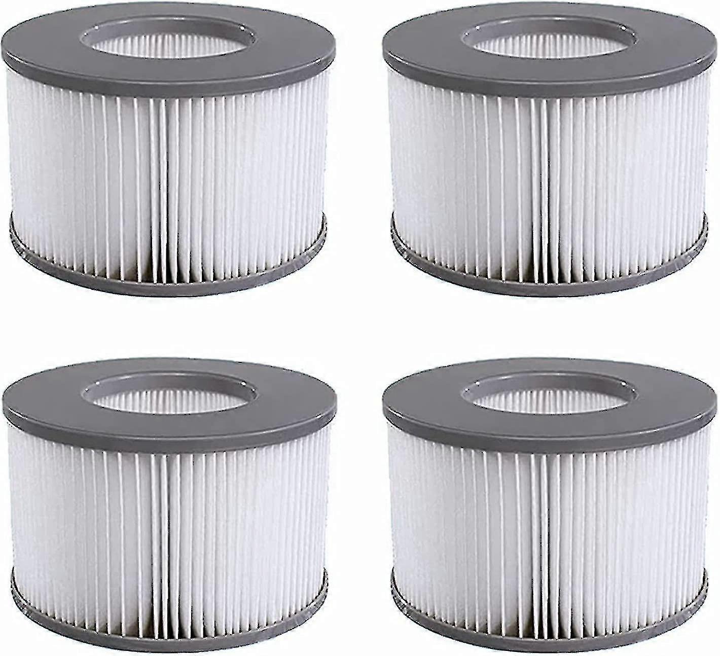 Set Of 4 Replacement Filter Cartridges, For Whirlpool Mspa, Hot Spa And Other Inflatable Pools
