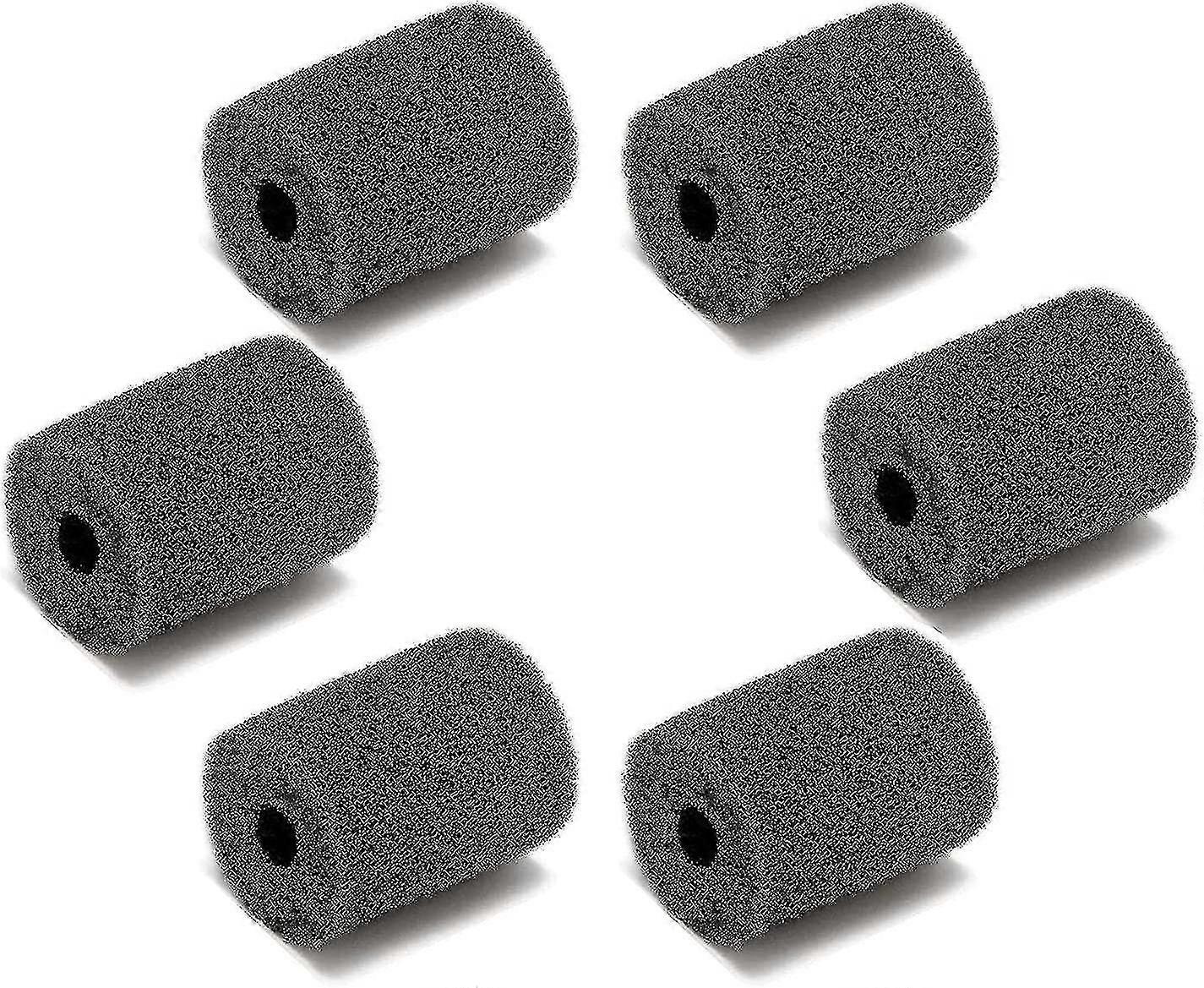 Pool Pipe Scrubber Brush,6 Pieces Durable High Density Swimming Pool Cleaning Sponge For Pipe Sweep