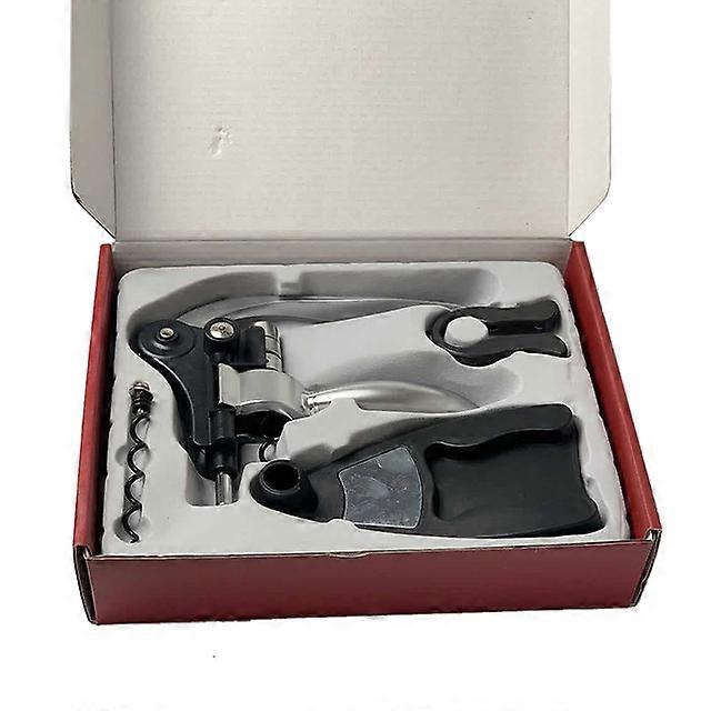 JWL Professional Zinc Alloy Power Wine Opener Bottle Corkscrew Opener Built-in Foil Cutter Premium Rabbit Lever Corkscrew for Wine