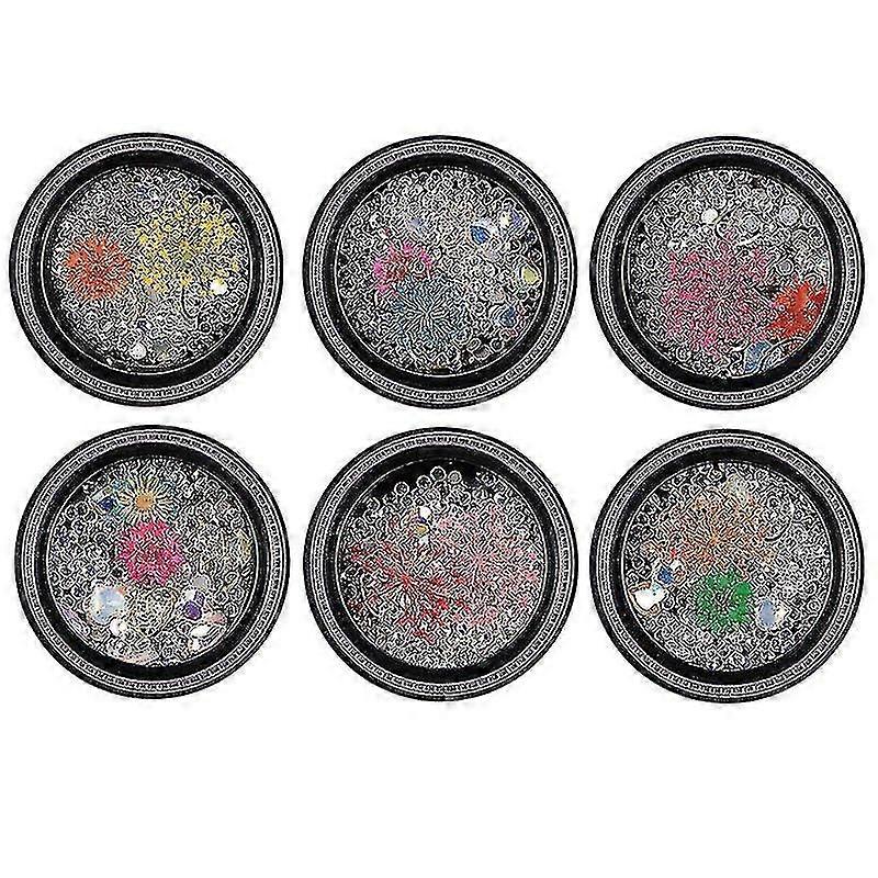 6pcs Dried Flowers For Nail Art