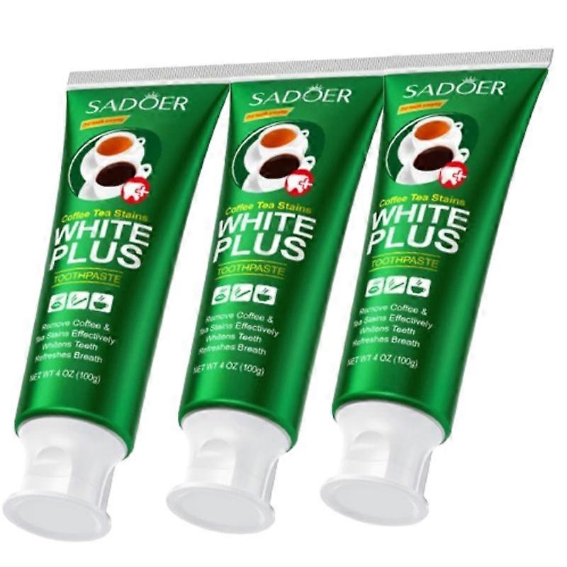 3x Deep Clean Whitening Toothpaste Helps remove stains | Removes plaque | Clinically proven | Fights cavity