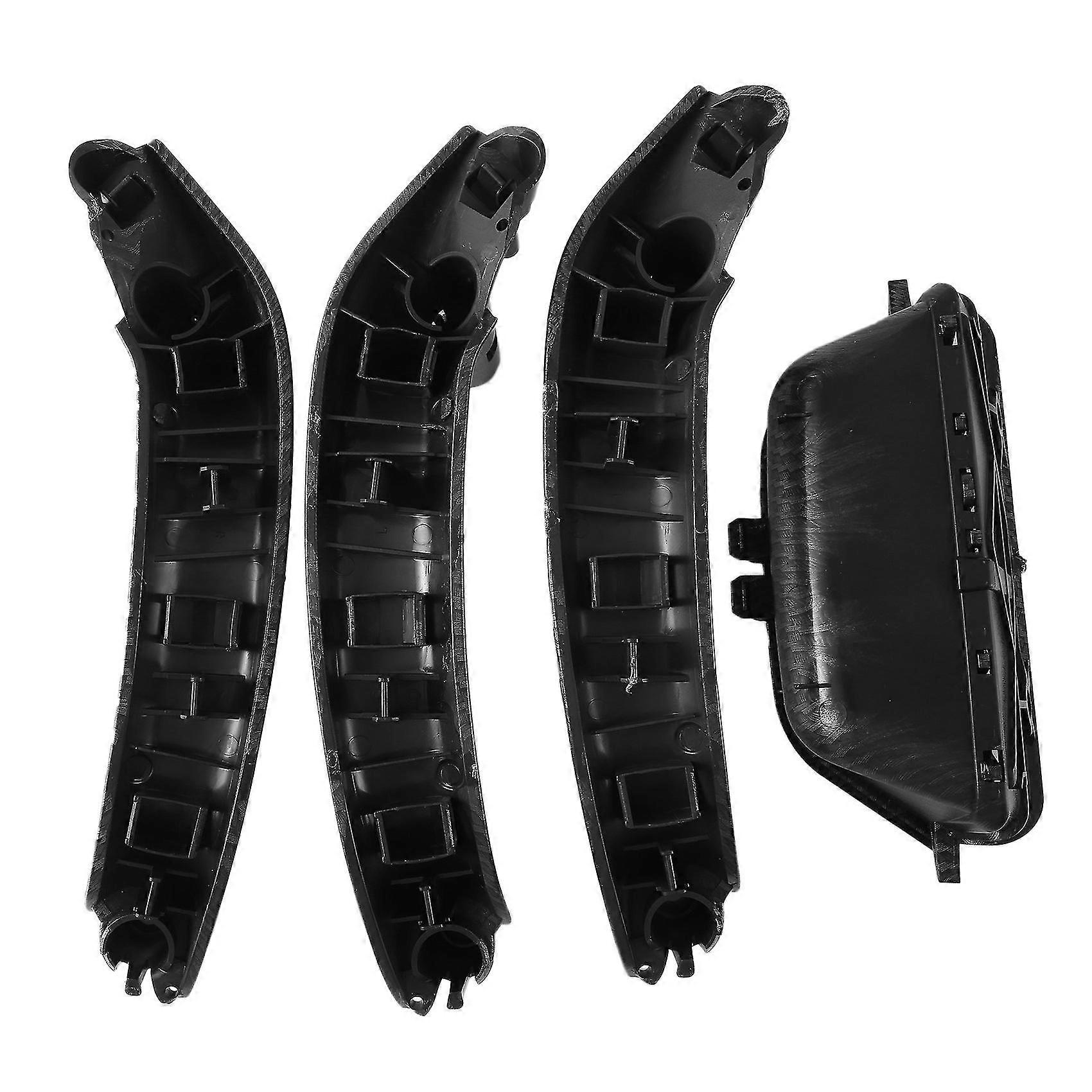 4pcs Carbon Fiber Car Inner Door Handle Trim Pull Grab Panel Handle For- X3 X4 F25 F26 2010-2016 Rh