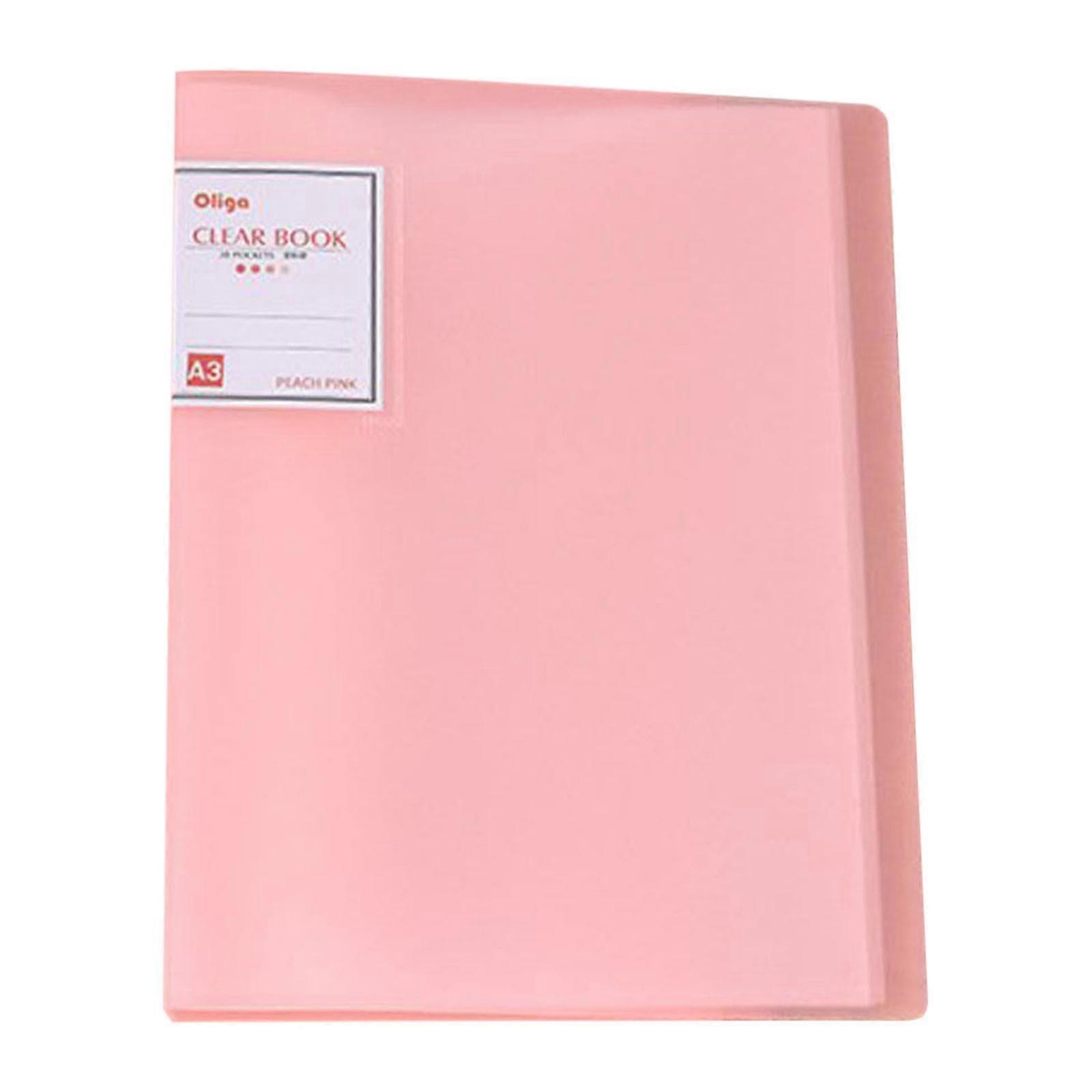 A3 30 Pags Storage Book Data Book Picture Book Painting Drawing Test Paper Storage Folder