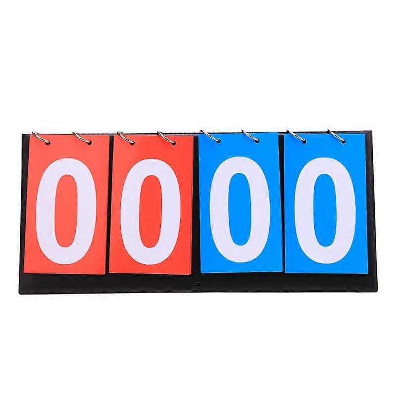 Portable Table Top Scoreboard Flipper, Multi Sports Score Flip Scoreboard Score Keeper