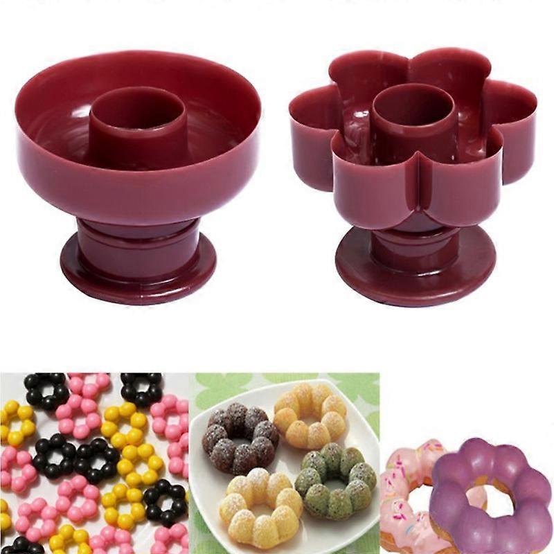 2pcs Doughnut Mold Plastic  Mould