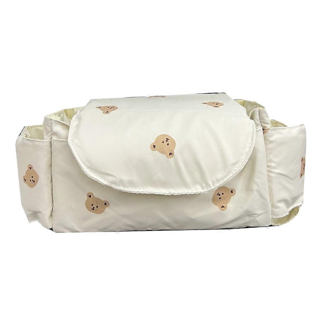 Universal Stroller Organizer Bag with Insulated Stroller Cup Holder Storage Bag
