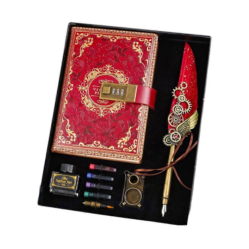 Diary Journal with Lock Secret Diaries Journal Notebook Umbrella Set with Code Lock Kids Notebooks with Combination Lock