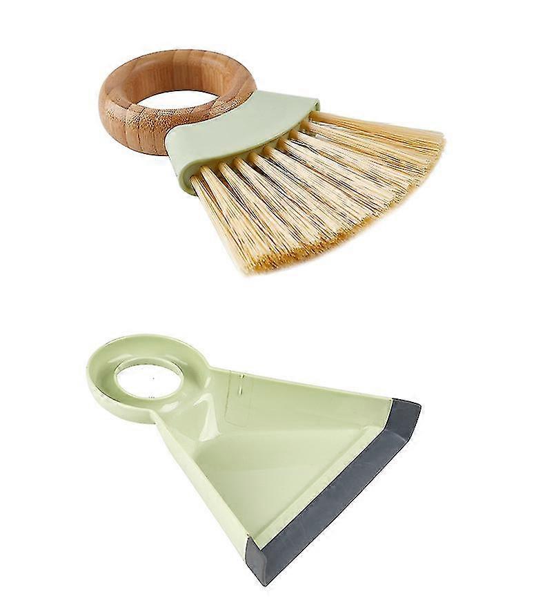 مكنسة صغيرة ومجرفة للتدبير المنزلي ، مقبض خشبي مكنسة صغيرة ومجموعة مجرفة صغيرة