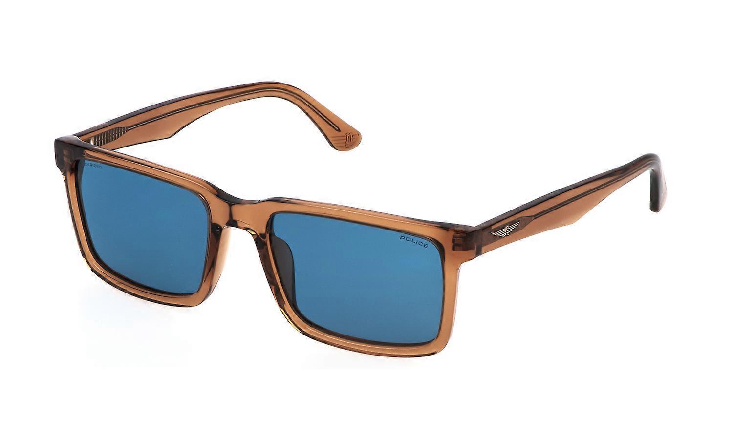 Sunglasses Police SPLP21E 805P MARRON CHIARO Transparent LUCIDO 54/20/145 MAN