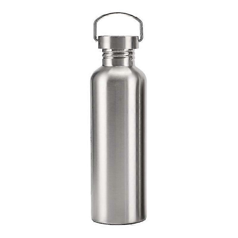 Wide Mouth Water Bottle With Handle Stainless Steel Reusable Sports Bottles