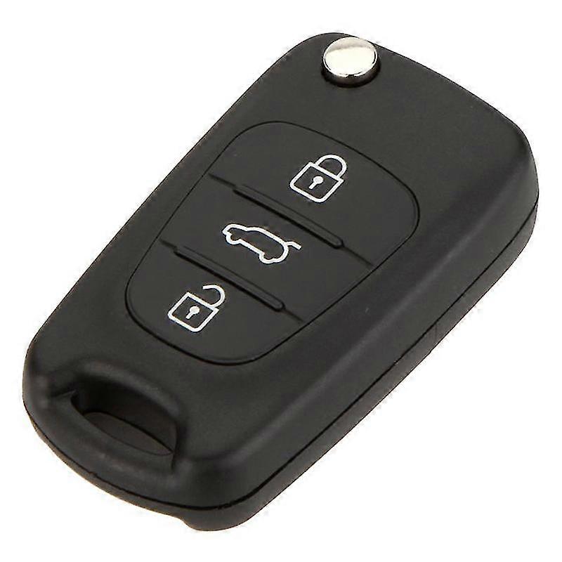 Replacement 3 Button Keyless Entry Remote Control Folding Flip Car Key Fob Shell Case Combo Compati