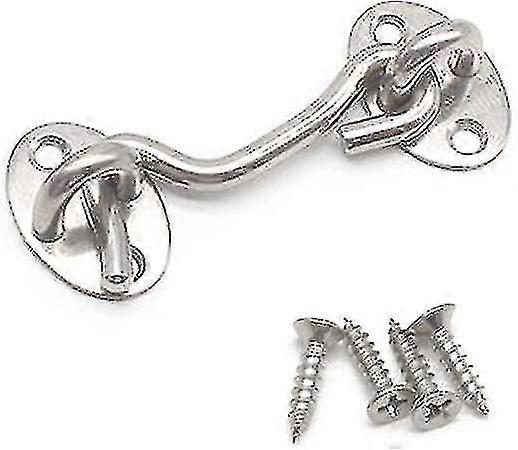 3inゲートフック、ステンレススチールキャビンフック、シェッドドアウィンドウ用アイラッチロック