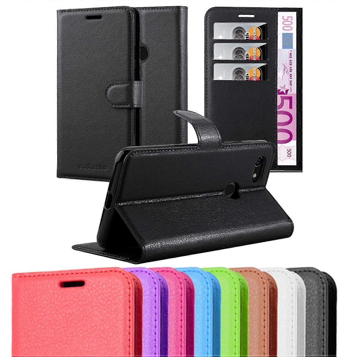 Google PIXEL 3 XL Cover Case - with card slots and stand function  CARMINE RED