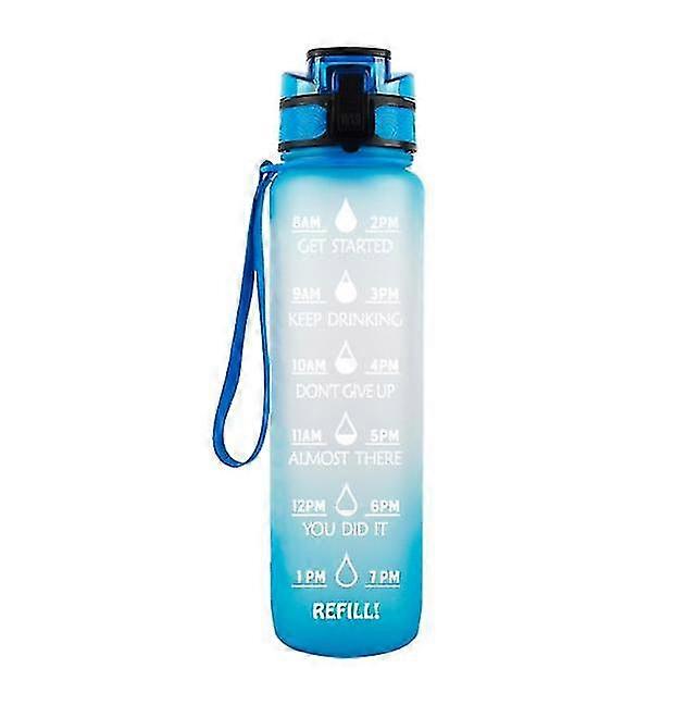 Water Bottle With Time Marker