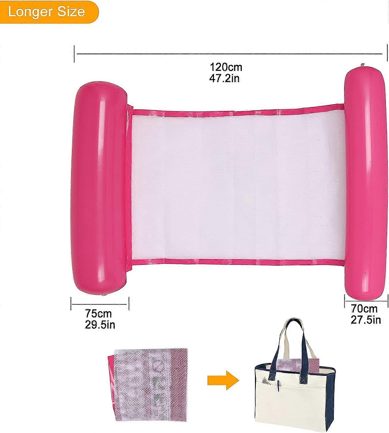BOUEE,Orange--Hamac Flottant Gonflable Et Inclinable, Matelas De
