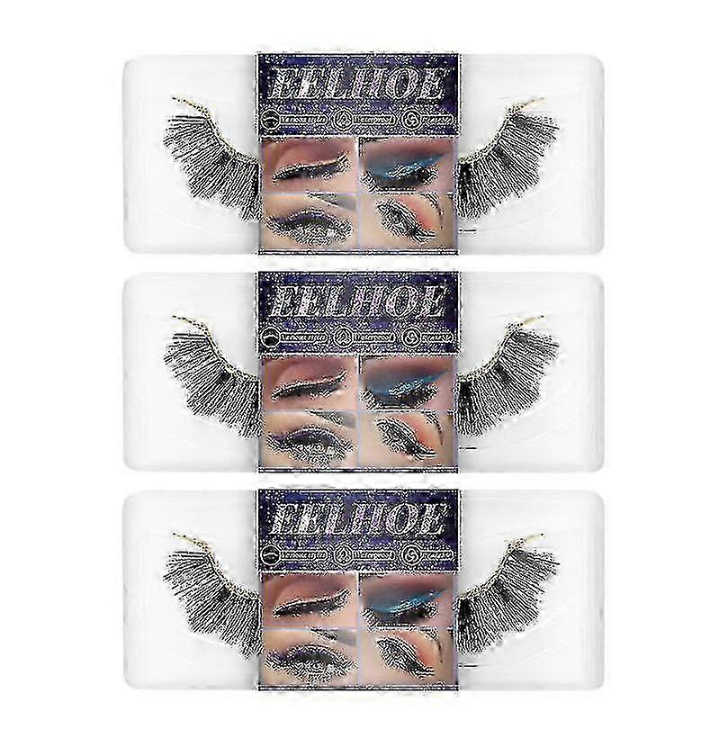 Eyelashes Eyeliner Self-adhesive False Eyelashes Soft Natural Curly Thick False Eyelashes Eyeline