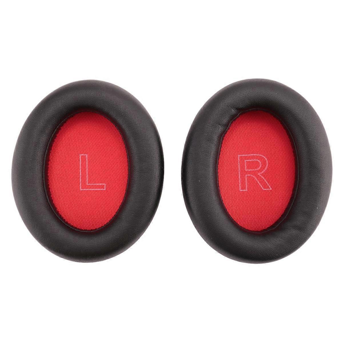 Replacement Ear Cushion Foam Cover Ear Pads Soft Cushion for Life Q10 / Q10 Bluetooth Headphones (Red)