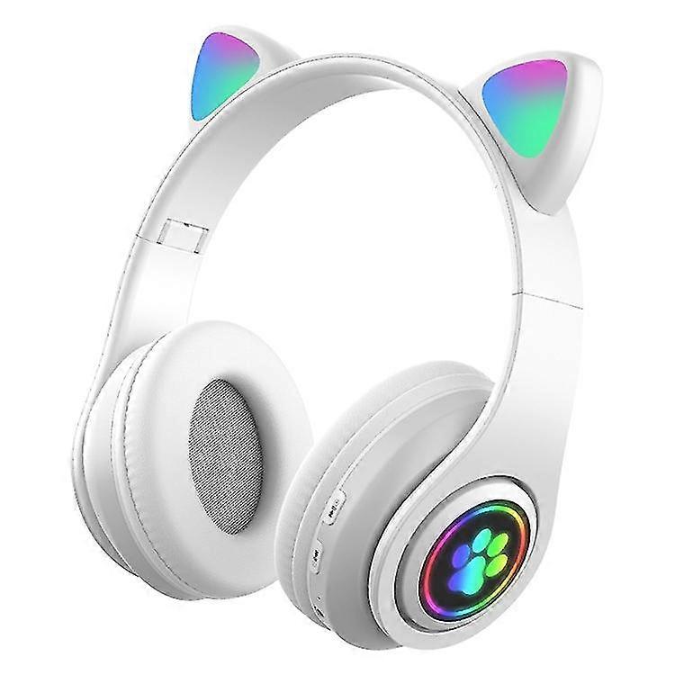 Enjoy Style and Functionality with the B39 Cat Ear Design Wiress Bluetooth Headset