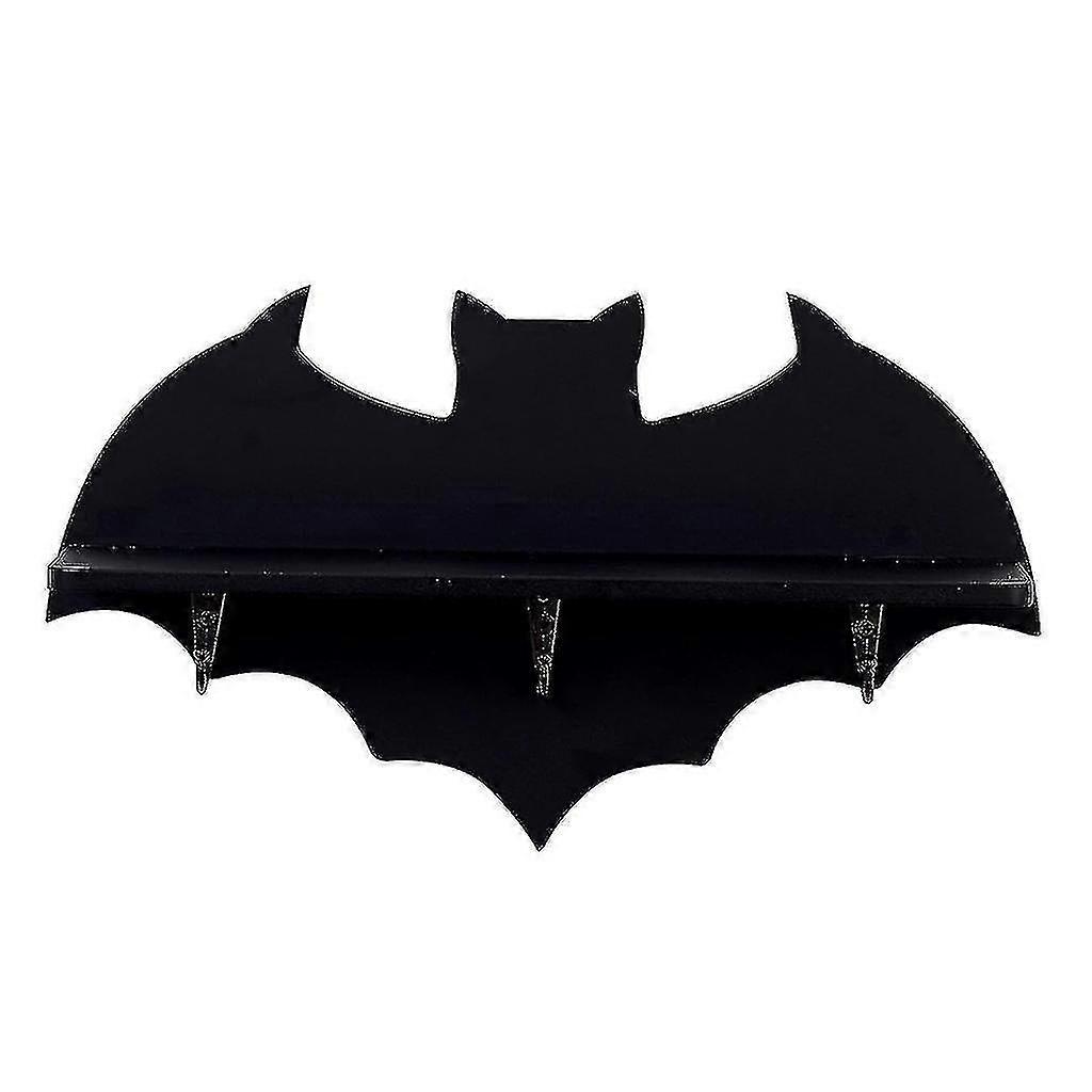 Halloween Bat Shelf Floating Shelves Decoration For Wall Home Crystal Display
