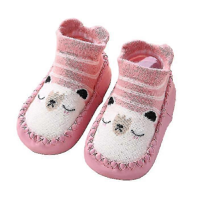2 Ps Of Socks Toddler Slippers Warm Shoes Soft Sole Non Slip