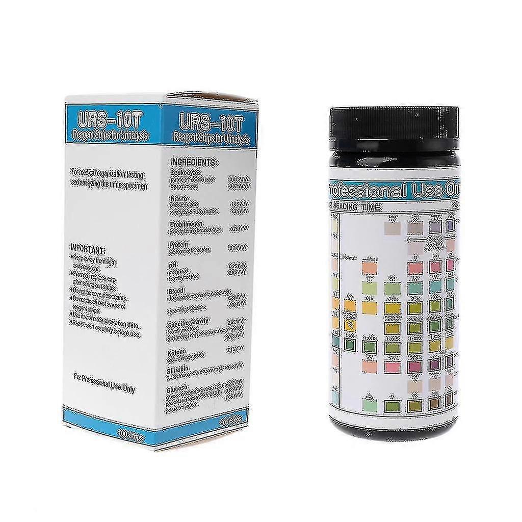 100 Strips Urs-10t Urinalysis Reagent Strips - 10 Parameters Urine Test Strip