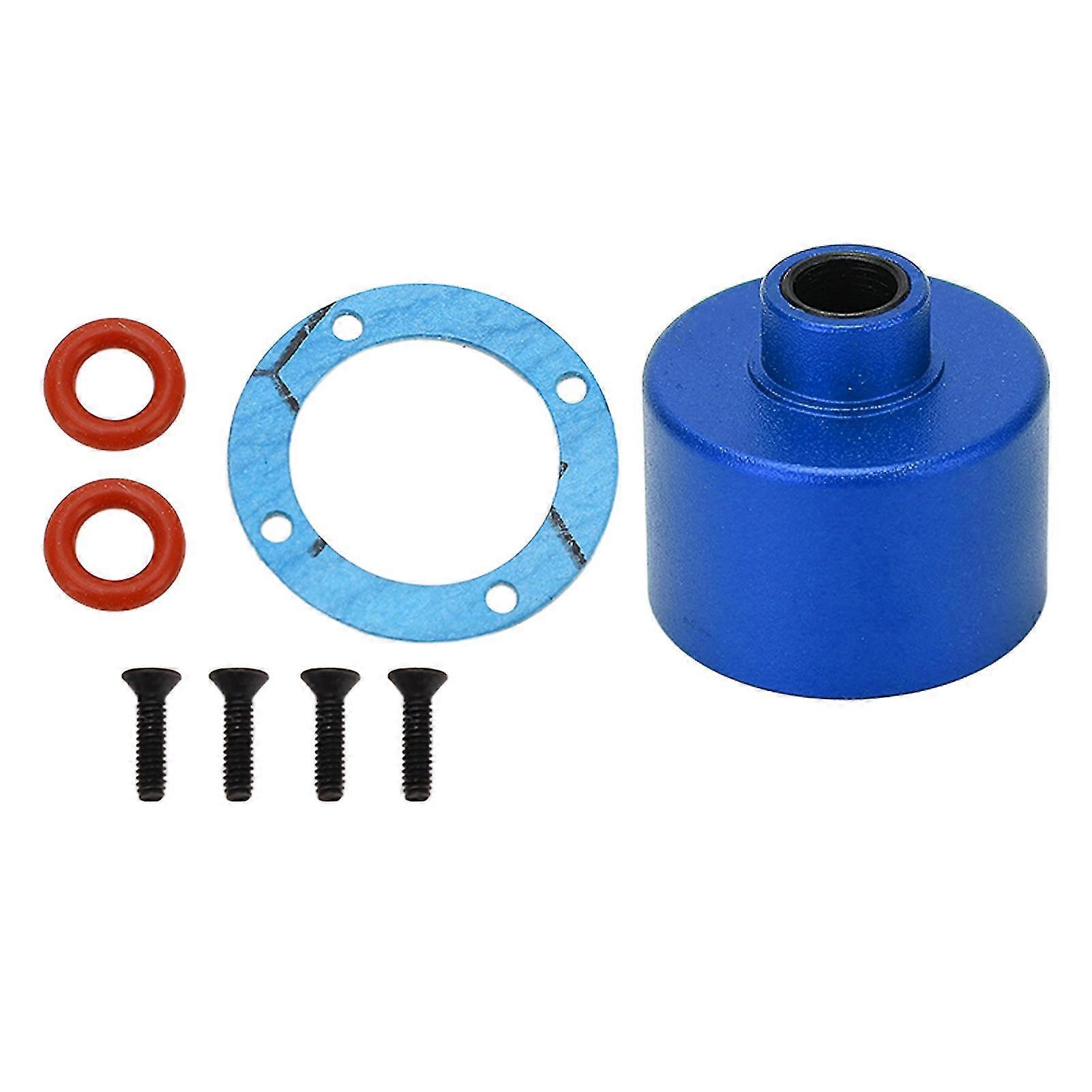 Aluminum Alloy RC Differential Housing compatible with Losi Baja Rey, Lock Rey, Hammer Rey 110 RC Car - Dark Blue