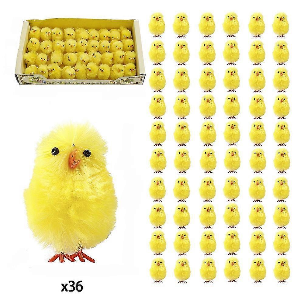 Zk-36 Pcs Easter Chicks | 4cm - Tall Mini Easter Chicks