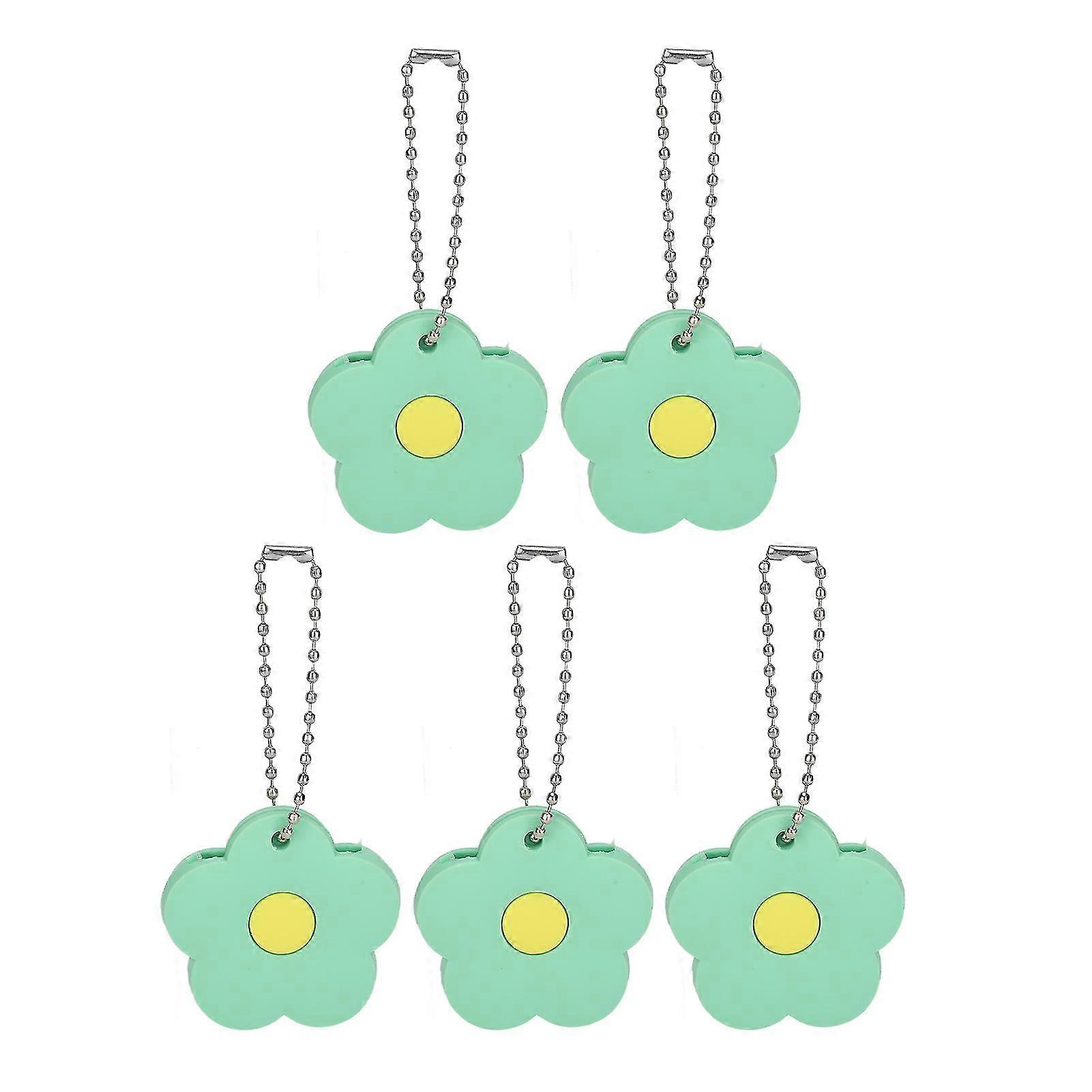 Green Petal Shape PVC Cover Protector for Elderly Grip - 5Pcs