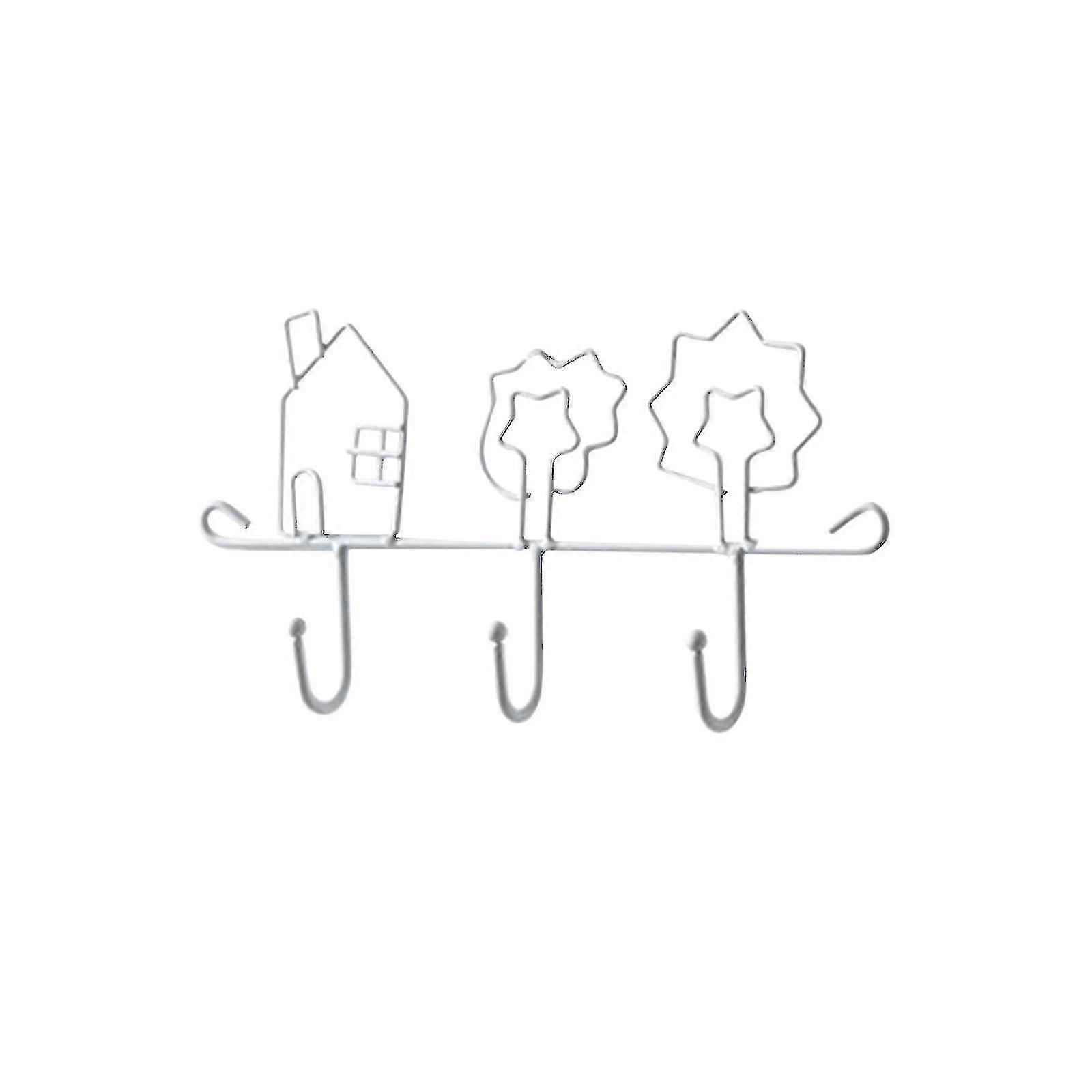 Wrought Iron Decoration Household Keychain Kitchen Wall Hook Ornaments