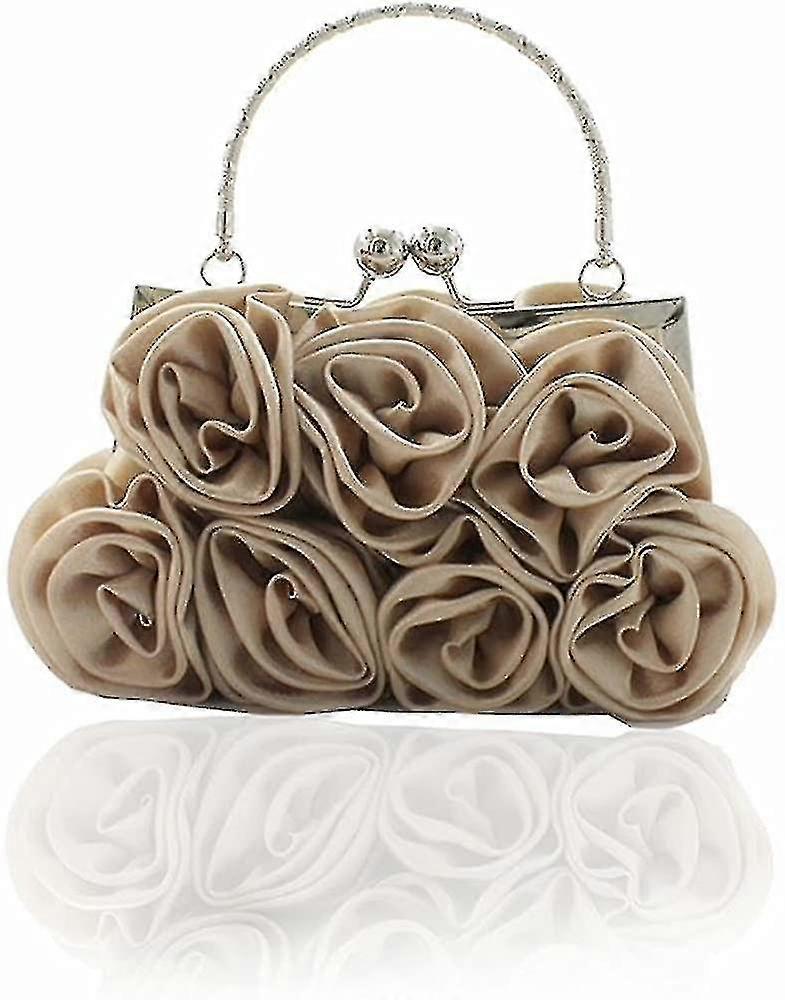 Kvinner Flower Satin Evening veske