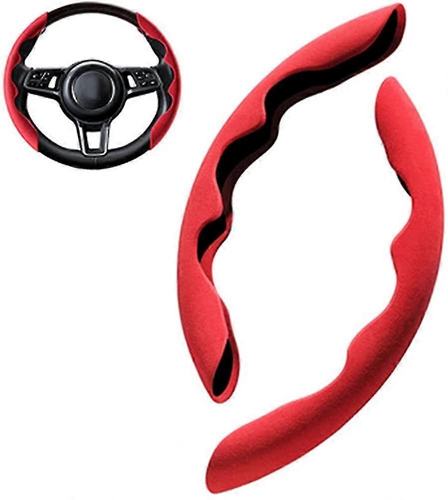 Universal Auto Lenkradabdeckung Leder Lenkradabdeckung Auto Dekoration