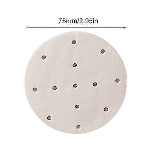 100 Round Sheets Steamed Paper Paper, Baking Paper Barbecue Paper Oil Pizza Paper