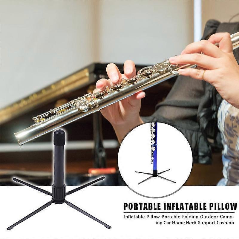 Flute Stand Ergonomic Design for Comfortable Holding Portable Foldable Clarinet Rest Rack Holder Musical Instrument Parts