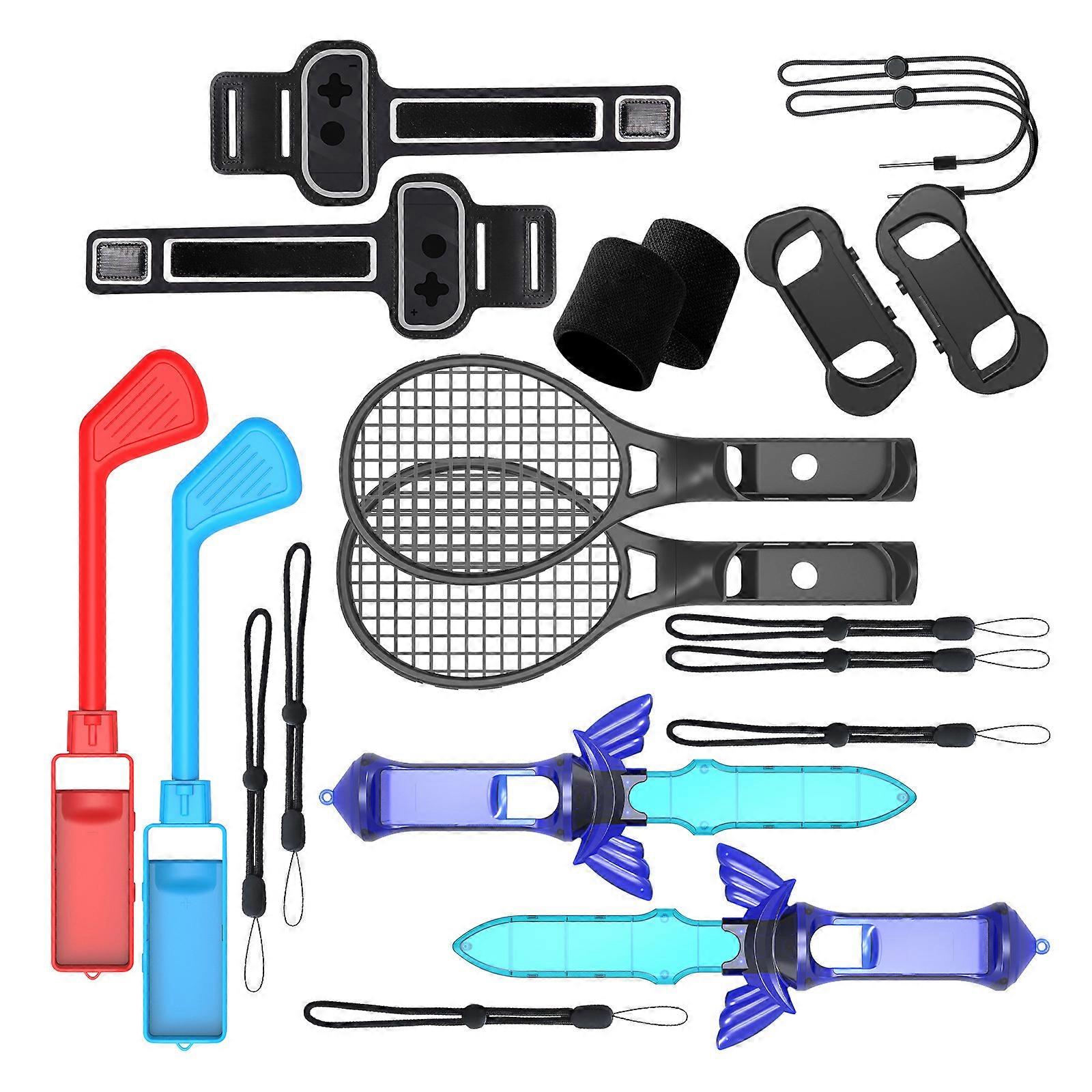 12 in 1 2022 Switch OLED Sport Zubehör Set für Switch Controller mit Griffen