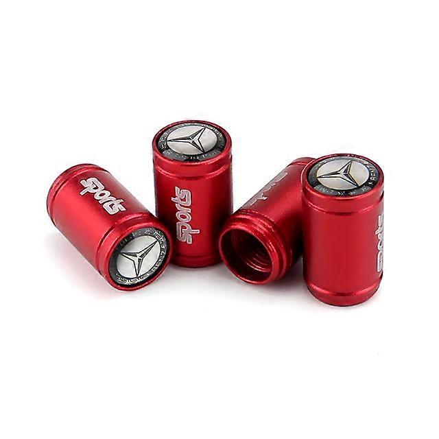 4PCS Matte Car Wheel Tire Air Valve Caps Stem Cover For W176 W177 W203 W204 W205 W206 W210 W211 W212 W213 W166 ML GLA GLC CLS