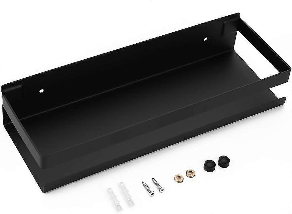 Kitchen Bathroom Shelf Black 30cm