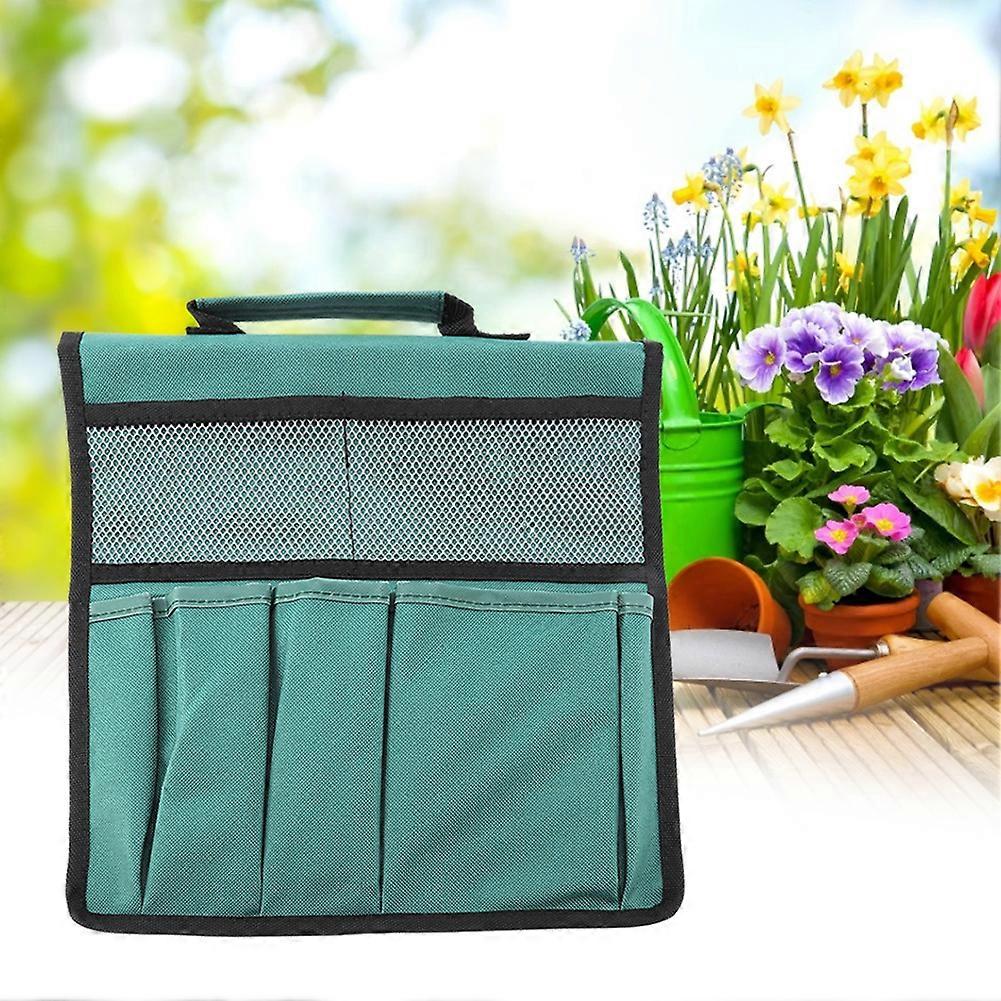 Foldable Portable Garden Kneeler Bench with Tool Storage Pouch